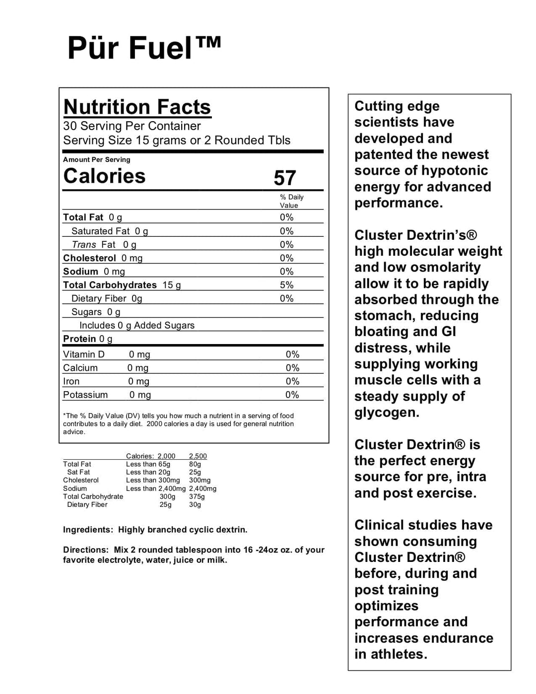 Pür Fuel™ Gel Replacer Liquid Calorie Fuel: 1Lb & Travel Size