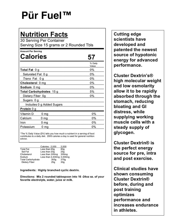 Pür Fuel™ Gel Replacer Liquid Calorie Fuel: 1Lb & Travel Size